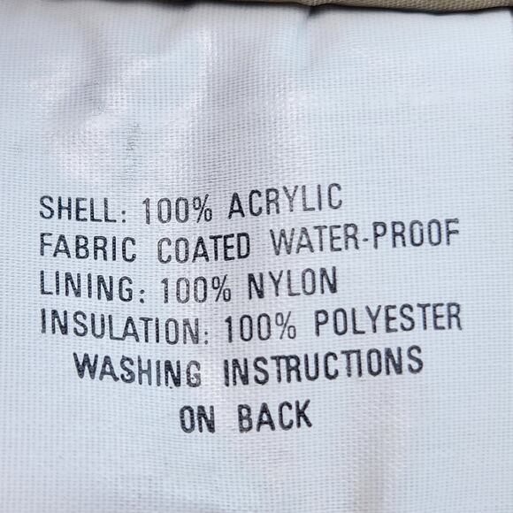 Raewiks Mens Chore Coat SZ LG Orange Hooded Insulated Water Proof Vintage - Picture 16 of 16